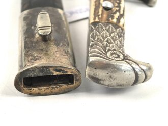 Polizei III.Reich, Extraseitengewehr . Ungereinigtes Eigentumstück, die Adlerauflage auf der Griffschale fehlt, sonst guter Gesamtzustand