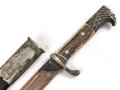 Polizei III.Reich, Extraseitengewehr . Ungereinigtes Eigentumstück, die Adlerauflage auf der Griffschale fehlt, sonst guter Gesamtzustand