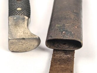 Fahrtenmesser für Angehörige der Hitlerjugend. Ungereinigtes Stück, Hersteller MZ/49 1939