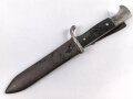 Fahrtenmesser für Angehörige der Hitlerjugend. Ungereinigtes Stück, Hersteller MZ/49 1939