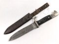 Fahrtenmesser für Angehörige der Hitlerjugend. Ungereinigtes Stück, Hersteller MZ/49 1939