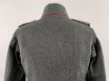 1. Weltkrieg Württemberg, feldgraue Feldbluse Modell 1910 für einen Offizierstellvertreter im Infanterie Regiment 122. Kammerstück in guten Zustand