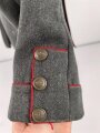 1. Weltkrieg Württemberg, feldgraue Feldbluse Modell 1910 für einen Offizierstellvertreter im Infanterie Regiment 122. Kammerstück in guten Zustand