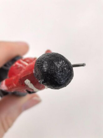 Großbritannien., Elastolinfigur in gutem Zustand, Höhe 10,5 cm