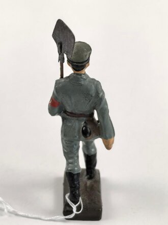Freiwilliger Arbeitsdienst FAD, Lineol Figur in gutem Zustand, Höhe mit Spaten knapp 9cm