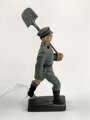 Freiwilliger Arbeitsdienst FAD, Lineol Figur in gutem Zustand, Höhe mit Spaten knapp 9cm
