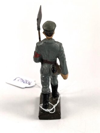 Freiwilliger Arbeitsdienst FAD, Lineol Figur in gutem Zustand, Höhe mit Spaten knapp 9cm