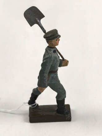 Freiwilliger Arbeitsdienst FAD, Lineol Figur in gutem Zustand, Höhe mit Spaten knapp 9cm