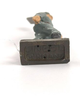 Freiwilliger Arbeitsdienst FAD, Lineol Figur in gutem Zustand, Höhe mit Spaten knapp 9cm