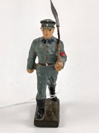 Freiwilliger Arbeitsdienst FAD, Lineol Figur in gutem Zustand, Höhe mit Spaten knapp 9cm