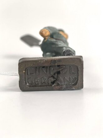 Freiwilliger Arbeitsdienst FAD, Lineol Figur in gutem Zustand, Höhe mit Spaten knapp 9cm