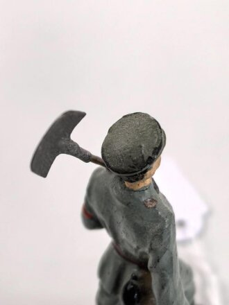 Freiwilliger Arbeitsdienst FAD, Lineol Figur in gutem Zustand, Höhe mit Spaten knapp 9cm