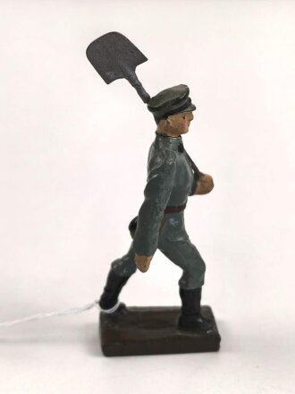 Freiwilliger Arbeitsdienst FAD, Lineol Figur in gutem Zustand, Höhe mit Spaten knapp 9cm
