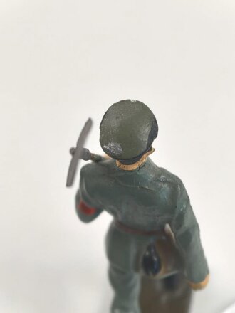 Freiwilliger Arbeitsdienst FAD, Lineol Figur in gutem Zustand, Höhe mit Spaten knapp 9cm