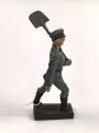 Freiwilliger Arbeitsdienst FAD, Lineol Figur in gutem Zustand, Höhe mit Spaten knapp 9cm
