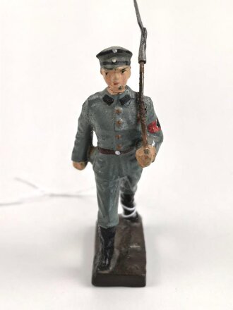 Freiwilliger Arbeitsdienst FAD, Lineol Figur in gutem Zustand, Höhe mit Spaten knapp 9cm