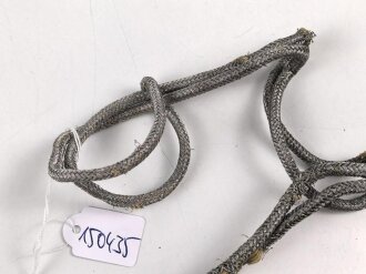 Portepee zum Dolch für Offiziere des Heeres oder der Kriegsmarine. Stark getragenes Stück