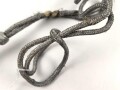 Portepee zum Dolch für Offiziere des Heeres oder der Kriegsmarine. Stark getragenes Stück