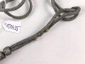Portepee zum Dolch für Offiziere des Heeres oder der Kriegsmarine. Stark getragenes Stück