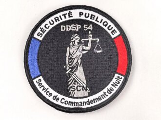 Polizei, Frankreich, Ärmelabzeichen "DDSP 54...