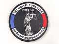 Polizei, Frankreich, Ärmelabzeichen "DDSP 54 SCN", Durchmesser 9cm