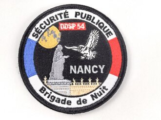 Polizei, Frankreich, Ärmelabzeichen "DDSP 54...