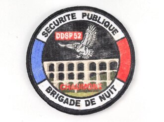 Polizei, Frankreich, Ärmelabzeichen "DDSP 52...