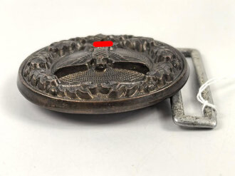 Staatforst III.Reich, Feldbindenschloss Aluminium getönt