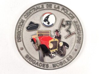 Polizei, Frankreich, nicht tragbare Medaille...