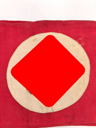 Armbinde für ein Braunhemd, Gewebtes Hakenkreuz,...