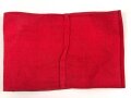 Armbinde für ein Braunhemd, Gewebtes Hakenkreuz, getragenes Stück