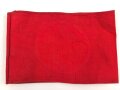 Armbinde für ein Braunhemd, Gewebtes Hakenkreuz, getragenes Stück