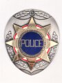 Polizei, Frankreich, nicht Tragbares Abzeichen "Police Hemisphere Sud", Höhe 6cm