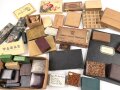 Konvolut Verpackungen aller Art aus Sammlungsauflösungen