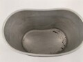 Unterteil für ein Kochgeschirr alter Art. Schwarzer Originallack, M 6 / 11/36