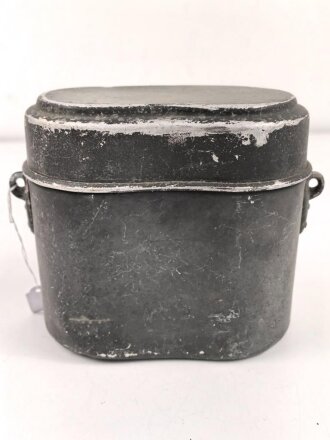 Kochgeschirr Wehrmacht , Zusammengehörig GNL36. Henkel fehlt, Originallack