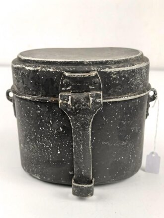 Kochgeschirr Wehrmacht , Zusammengehörig GNL36. Henkel fehlt, Originallack