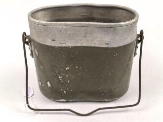 Unterteil für ein Kochgeschirr der Wehrmacht. Originallack. MN ?