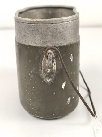 Unterteil für ein Kochgeschirr der Wehrmacht. Originallack. MN ?