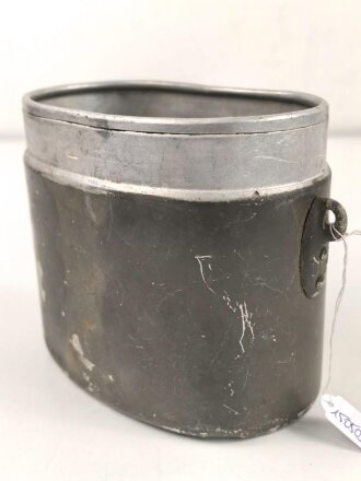 Unterteil für ein Kochgeschirr der Wehrmacht. Originallack. MKK39, Henkel fehlt