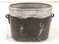 Unterteil für ein Kochgeschirr der Wehrmacht. Originallack. MKK39, Henkel fehlt