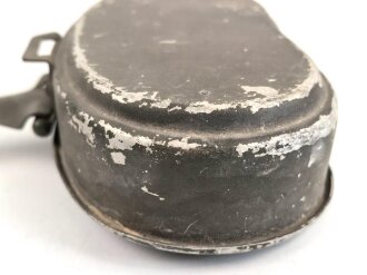 Deckel für ein Kochgeschirr der Wehrmacht. Originallack. AEMA44