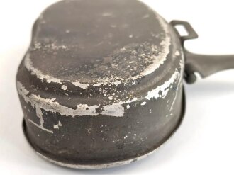 Deckel für ein Kochgeschirr der Wehrmacht. Originallack. AEMA44