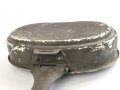 Deckel für ein Kochgeschirr der Wehrmacht. Originallack. AEMA44