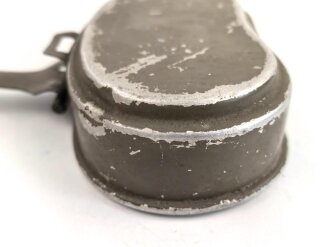 Deckel für ein Kochgeschirr der Wehrmacht. Originallack. C & CW44