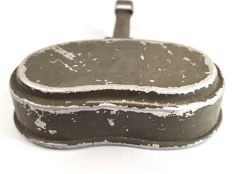 Deckel für ein Kochgeschirr der Wehrmacht. Originallack. C & CW44