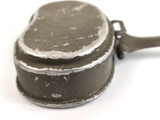 Deckel für ein Kochgeschirr der Wehrmacht. Originallack. C & CW44