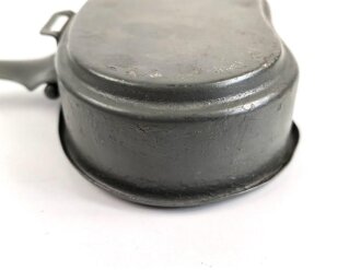 Deckel für ein Kochgeschirr der Wehrmacht. Originallack. WJ43