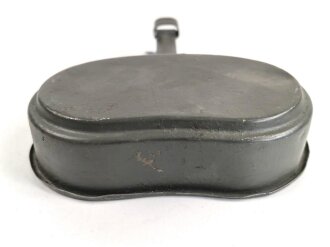 Deckel für ein Kochgeschirr der Wehrmacht. Originallack. WJ43