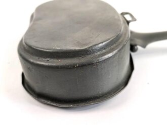 Deckel für ein Kochgeschirr der Wehrmacht. Originallack. WJ43